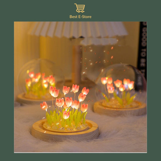 Lampe tulipe enchanteresse: Ambiance douillette et idée cadeau parfaite ✨