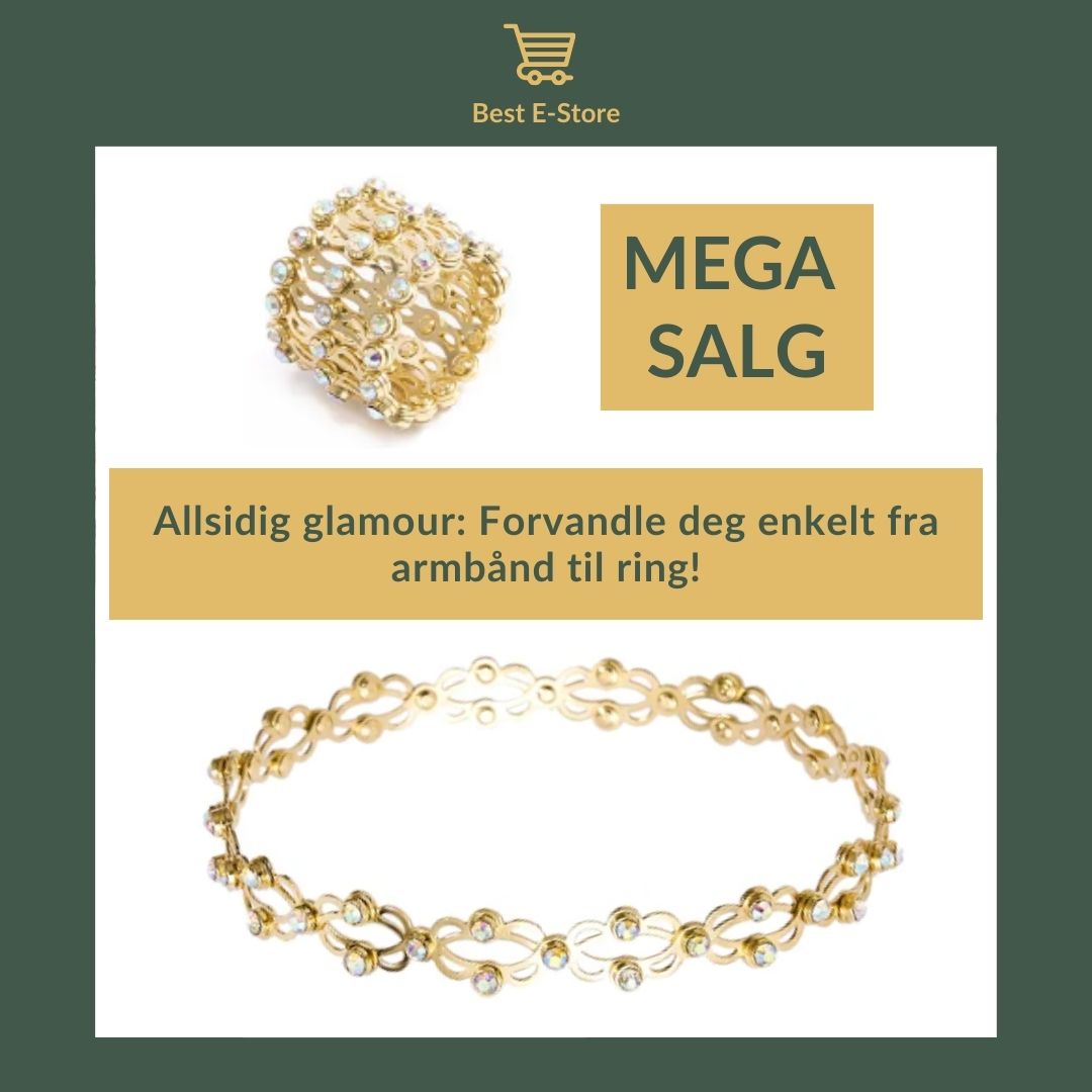 🎁 Den perfekte gaven: Konvertibel armring med glitrende CZ-glamour 💎