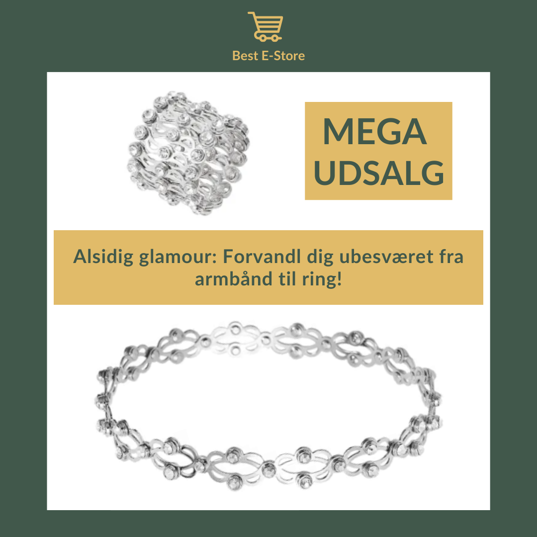 🎁 Den perfekte gave: Konvertibel armring med funklende CZ-glamour 💎
