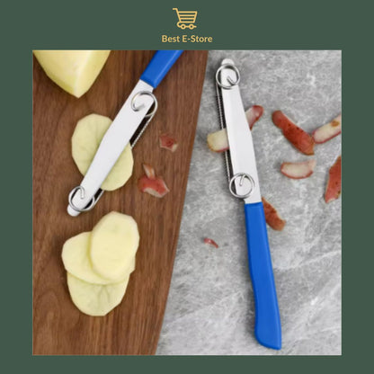 🔥 3-in-1 Julienne Magic Tool: Peel, Slice & WOW in Seconds 🥕🍎✨