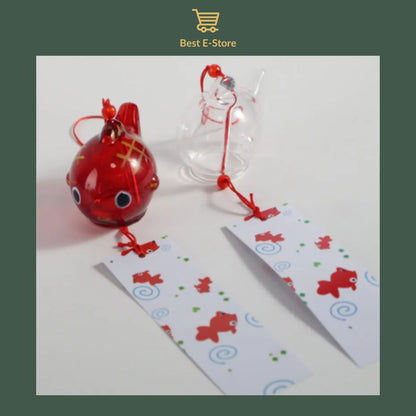 🍃 Elegant Glass Wind Chimes: Relaxing Sounds & Good Luck Charms 🎋