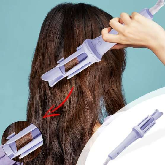 AUTOMATIC HAIR CURLER STICK – EFFORTLESS SALON-QUALITY CURLS