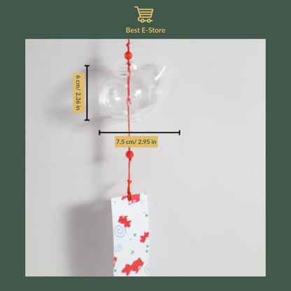 🍃 Elegant Glass Wind Chimes: Relaxing Sounds & Good Luck Charms 🎋