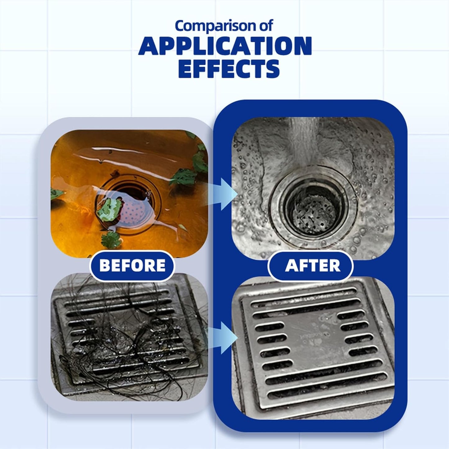 Pipeline Dredging Agent, Powerful Quick Cleaning Drain Toilet Cleaner Tool, Unclog Toilet Clog And Kitchen Sink Pipe Unblocker Powder