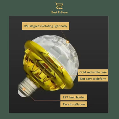 💡 Colorful LED Party Light: Plug & Play Fun 🎊