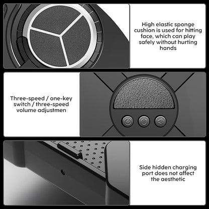 Music Boxing Machine Sport Toys for Kids,Wall Mounted Bluetooth Smart Punching Target Toys,Training Pad Toy with Boxing Glove,Ideas Toys for Boys Girls Kids 3 4 5 6 7 8 9 10 11 12+ Years Old