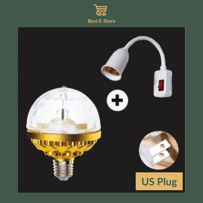 💡 Colorful LED Party Light: Plug & Play Fun 🎊