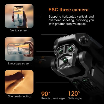 🚁 4K HD Camera Drone – Perfect for Travel, Photography & Gifting 📦 Foldable · Easy to Fly · Long Battery Life【✨ Limited Time Offer: 50% OFF – Perfect Gift for Tech Lovers! 🎁】