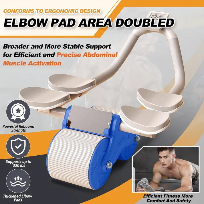 Automatic Abs Roller Wheel with Elbow Support