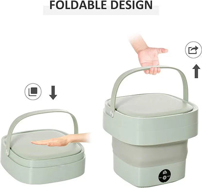 Portable Folding Washing Machine – 16L Mini Washer With 3 Modes