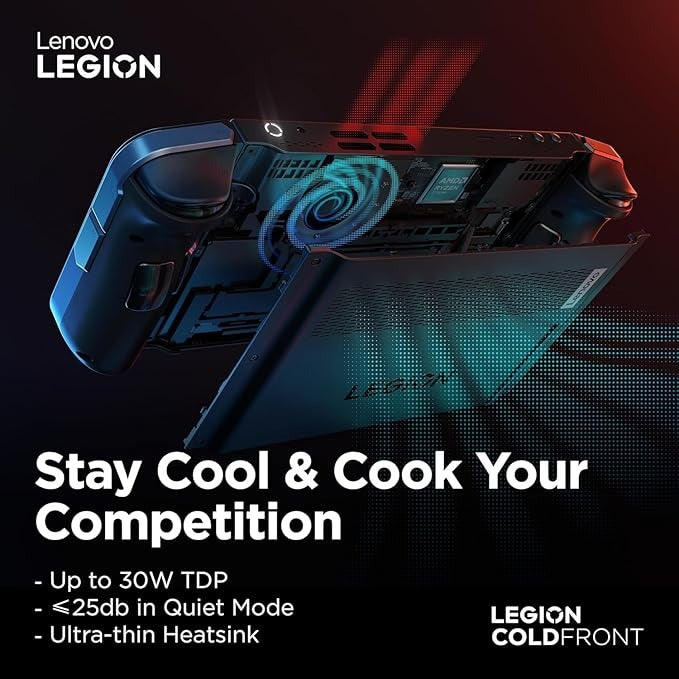 Lenovo Legion Go Handheld Gaming with Carry Bag, 8.8"